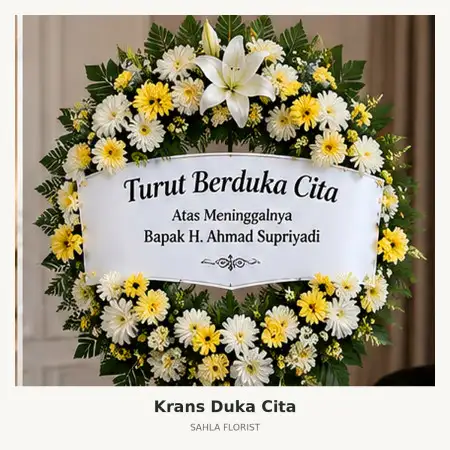Krans Bunga Duka Nganjuk